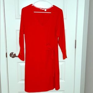 Betabrand L faux wrap tunic